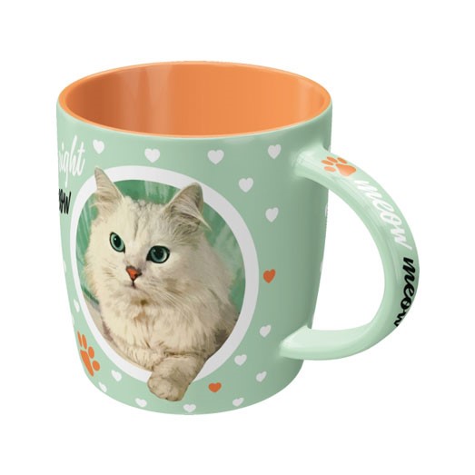 43029 - mugg katt - catlover - rolig - present - matchar plåtburk